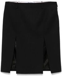 The Attico - Midi Skirt With Front Slits - Lyst