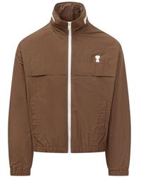 Ami Paris - Ami De Coeur Windbreaker - Lyst