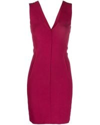 Rick Owens - V-Neck Mini Dress - Lyst