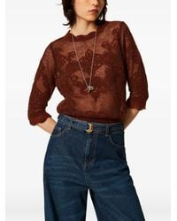 Twinset - Jacquard Alpaca Blend Sweater - Lyst