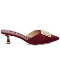 Kat Maconie - Mules À Plaque Logo - Lyst