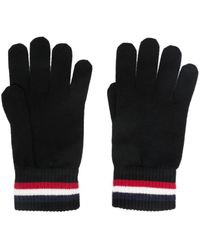 Moncler - Dreifarbige Handschuhe aus Wolle - Lyst