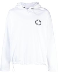 Moschino - Logo-appliqué Organic Cotton Sweatshirt - Lyst