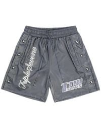 Triple Sevens - Short Boutonné À Logo Brodé - Lyst