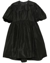 Simone Rocha - Vestido Con Cuello De Pétalo De Manga Farol - Lyst