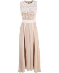 Peserico - Sequin-embellished Flared Long Dress - Lyst