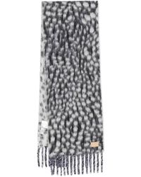 Fendi - Bufanda Con Motivo De Lunares Y Flecos - Lyst