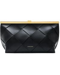 Anine Bing - Braided Leather Clutch Bag - Lyst