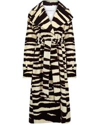 Nina Ricci - Mantel Mit Zebra-Print - Lyst