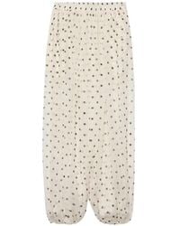 MSGM - Broek Met Stippen - Lyst