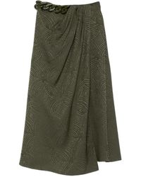 JOSEPH - Jacquard Chain Midi Skirt - Lyst
