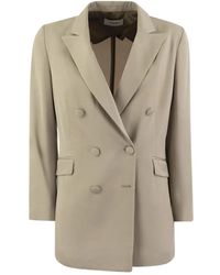 SAULINA - Anita Double-Breasted Blazer - Lyst