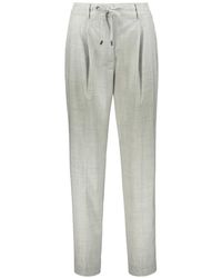 Moorer - Elasticated-Waist Drawstring Trousers - Lyst