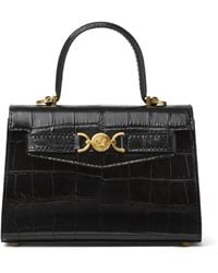 Versace - Kleine Medusa '95 Tote Bag Mit Kroko-Effekt - Lyst