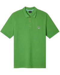 Paul Smith - Logo Cotton Polo Shirt - Lyst