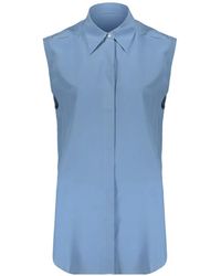 Moorer - Sleeveless Silk Shirt - Lyst