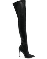 Casadei - Blade Eco Leather Over The Knee Boots - Lyst