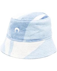 Marine Serre - Regenerated-Towels Bucket Hat - Lyst