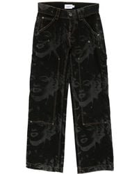 VAQUERA - All-Over Graphic Print Jeans - Lyst