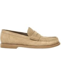 Gianvito Rossi - Vernon Suede Loafers - Lyst
