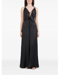 Hanita - Ruffle-Detail Split-Leg Jumpsuit - Lyst