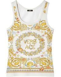 Versace - Underwater Barocco Tank Top - Lyst