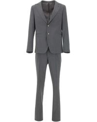 Santaniello - Traje Con Efecto Melange - Lyst