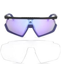 adidas - Geometric-Frame Sunglasses - Lyst