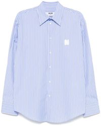MSGM - Camicia A Righe - Lyst