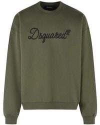 DSquared² - Logo-Detail Cotton Sweatshirt - Lyst