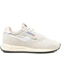 Autry - Reelwind Leather Panelled Sneakers - Lyst
