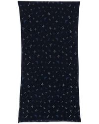 Emporio Armani - Logo-Print Scarf - Lyst