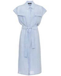 Fabiana Filippi - Sahariana Chest-Pockets Midi Dress - Lyst