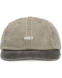 Obey - Pigment Bold Panel Strapback Hat - Lyst