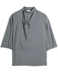 Lemaire - Soft Collar Top - Lyst