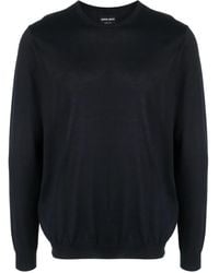 Giorgio Armani - クルーネック プルオーバー - Lyst