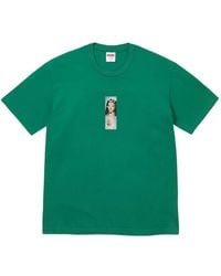 Supreme Prayer Card Box Logo T-Shirt in Grey for Men | Lyst Canada