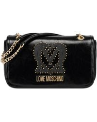 Love Moschino - チェーンストラップ バッグ - Lyst