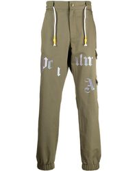 Palm Angels - Logo-print Cargo Trousers - Lyst