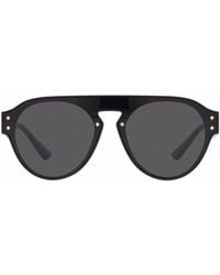 Versace - Occhiali Da Sole Stile Pilota Greca - Lyst