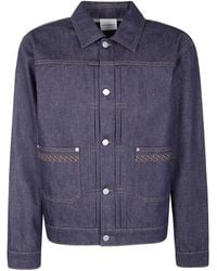 Drole de Monsieur - Embroidered Denim Jacket - Lyst