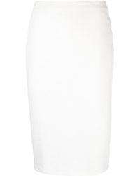 Emporio Armani - Midi Pencil Skirt - Lyst