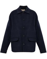 Marni - Button-Up Flap-Pocket Coat - Lyst