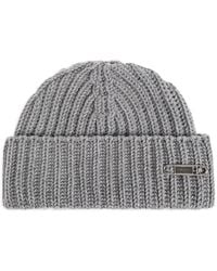 Givenchy - Safety-Pin Ribbed Beanie Hat - Lyst