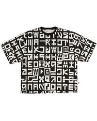 Walter Van Beirendonck - T-shirt en coton à imprimé graphique - Lyst