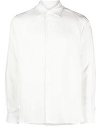 Orlebar Brown - Justin Pointed-collar Linen Shirt - Lyst