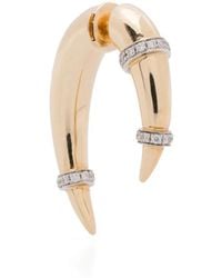 Rainbow K - 14K Horn Diamond Single Earring - Lyst