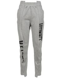 Vetements - Logo-Print Track Pants - Lyst