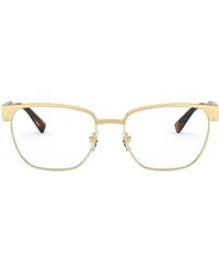 Versace - Geometric-Frame Glasses - Lyst