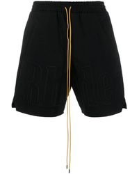 Rhude - Pantalones cortos con cordones en la cinturilla - Lyst